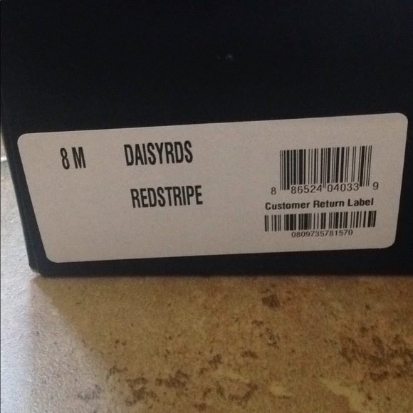 πPrice Drop! Like New Women's Size 8 Striped Wedged Sandals - Picture 7 of 8